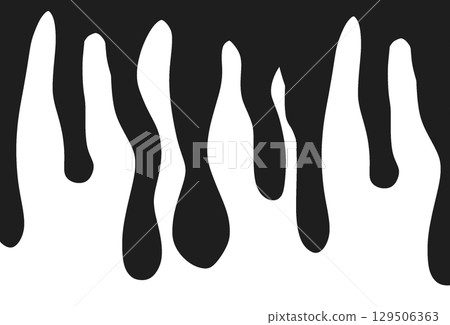 Dripping Black Simple 129506363