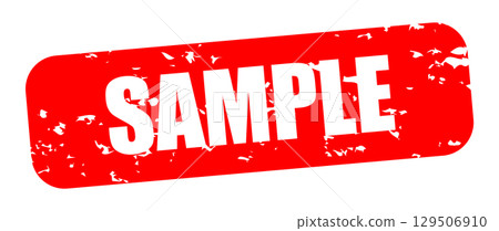 樣本圖示插圖簡單向量素材紅色 129506910