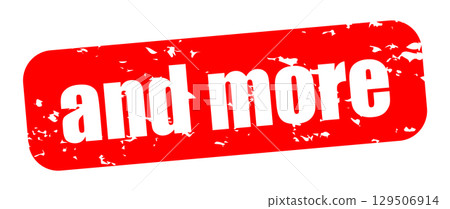 and more Icon Illustration Simple Vector Material Red 129506914