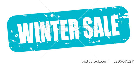 WINTER SALE Icon Illustration Simple Vector Material Turquoise Blue WINTER SALE Icon Illustration Simple Vector Material Turquoise Blue 129507127