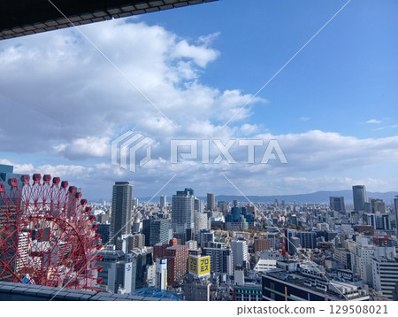 梅田摩天輪和風景 梅田摩天輪和風景 129508021