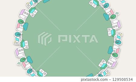 Cityscape illustration - Centered version 129508534