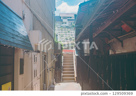 【澀溫泉】後街風景【下高井郡山之內町】 【澀溫泉】後街風景【下高井郡山之內町】 129509369