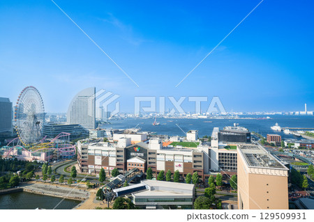 橫濱港未來的城市景觀 129509931