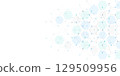 Abstract design element with geometric background of hexagons shape pattern 129509956