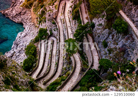 Via Krupp in Capri island, italy Via Krupp in Capri island, italy 129510060