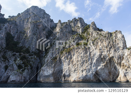 cliffs of Capri island, Capri, Italy 129510129