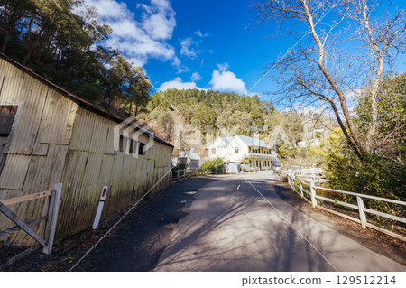 Walhalla Township in Victoria Australia 129512214