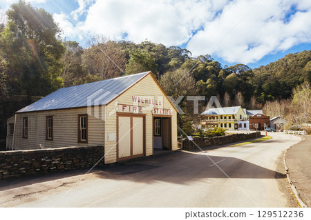 Walhalla Township in Victoria Australia 129512236