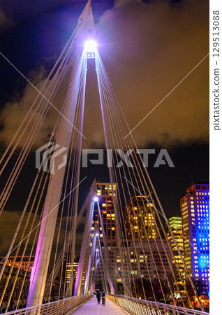 倫敦美麗的夜景 倫敦美麗的夜景 129513088