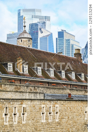 A beautiful view of the Tower of London A beautiful view of the Tower of London 129513294