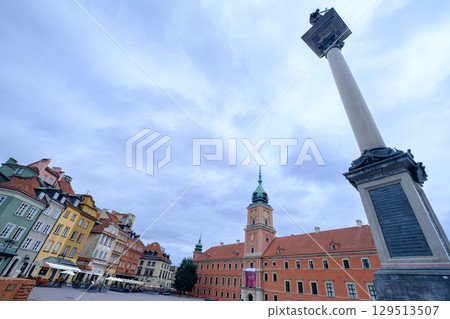 Royal Castle and Sigismund Column Warsaw Enduring Monarchical Legacy 129513507