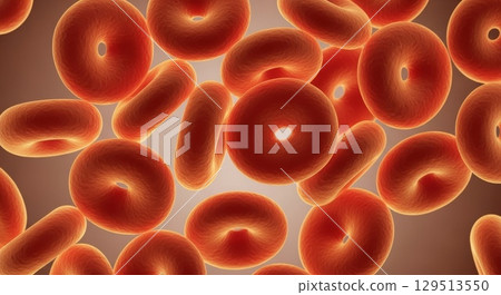 Red Blood Cells 3D Medical Illustration Red Blood Cells 3D Medical Illustration 129513550