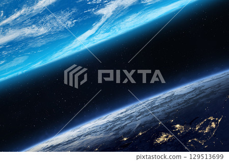 Earth twin planet. Human migration to another planet. 129513699