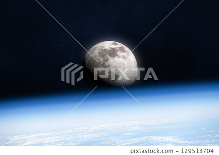 Earth and Moon. 129513704