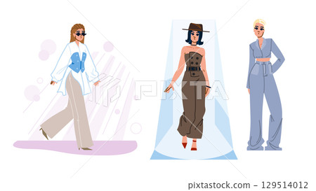 beauty model woman vector 129514012