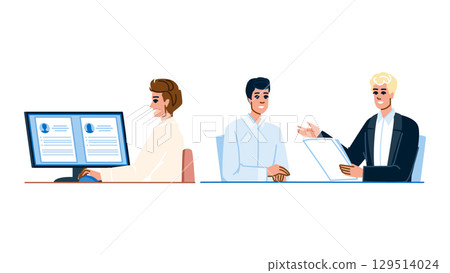 development hr specialist man vector 129514024