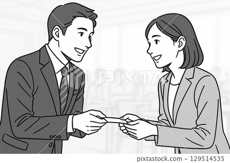 名片交換 商業材料 生成式人工智慧 129514535