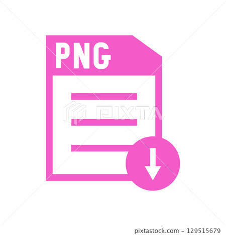 Set of image files, documents and software icons 129515679