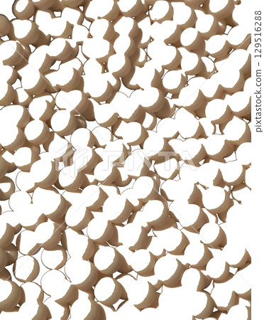 A large number of round spherical particles are clustered together. The areas where light hits them are transparent. Perfect for backgrounds, etc. A large number of round spherical particles are clustered together. The areas where light hits them are transparent. Perfect for backgrounds, etc. 129516288