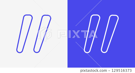 Brackets, commas, and decorative icon set 129516373