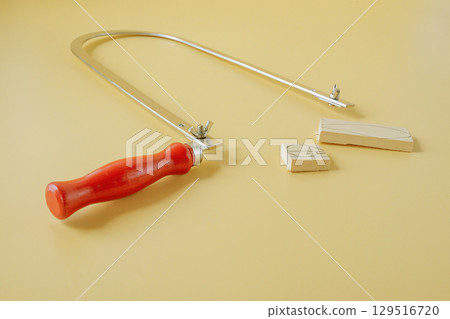 Hand held fretsaw for wood cutting ,Wood craft tool. Hand held fretsaw for wood cutting ,Wood craft tool. 129516720