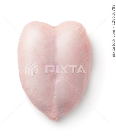 Top view of fresh chicken breast Top view of fresh chicken breast 129516788
