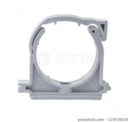 Wall mount plastic pipe clip-holder 129516839