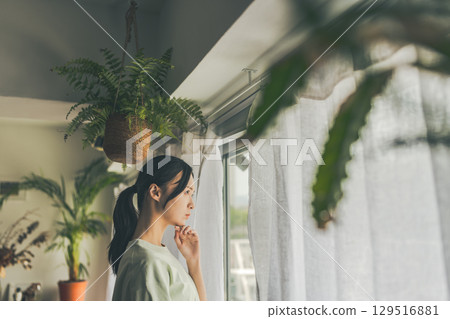 A Woman's Afternoon Life: Portrait 129516881