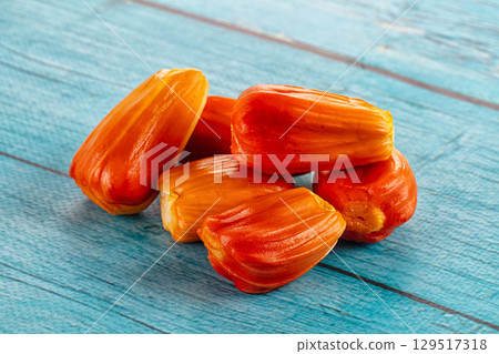 Red sweet juicy tropical red jackfruit 129517318