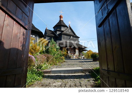 Church of Nativity of Blessed Virgin Mary, Vorokhta, Ukraine, Carpathians Church of Nativity of Blessed Virgin Mary, Vorokhta, Ukraine, Carpathians 129518540
