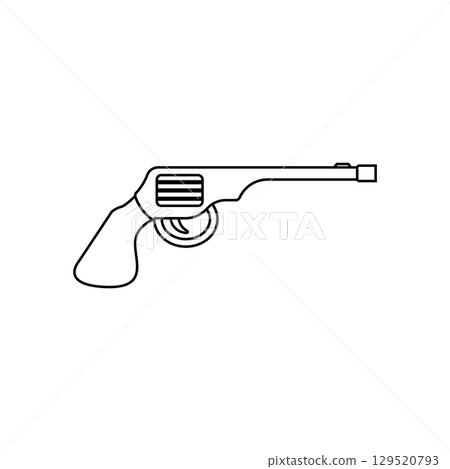 Gun symbol icon Gun symbol icon 129520793