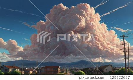 潛入寂靜藍天的預兆-描繪地震雲出現的奇幻風景 潛入寂靜藍天的預兆-描繪地震雲出現的奇幻風景 129522637