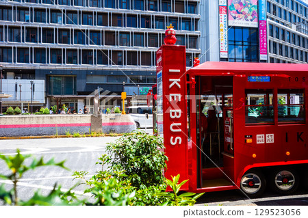 Tokyo Ikebukuro Station West Exit Scenery 2025.07 b-2 High Saturation Contrast 129523056