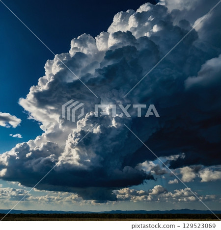 夏天雲彩和天空 129523069