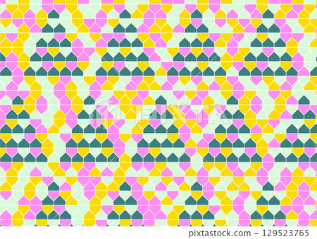Geometric tile pattern background Geometric tile pattern background 129523765