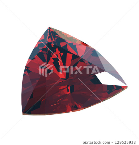 Trilliant cut ruby 2 129523938