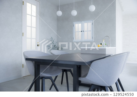 Bright living room 129524550