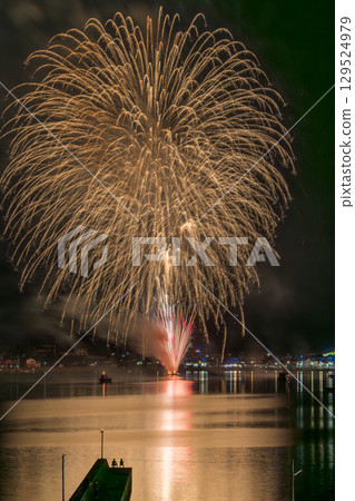 Fireworks Display Marine Festa in Kuchinotsu 129524979