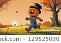 Halloween pumpkin boy 129525030