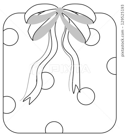 Outline cartoon for Christmas and Happy new year celebration Outline cartoon for Christmas and Happy new year celebration 129525193