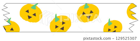 halloween, masking tape, memo 129525307