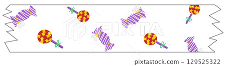 cute Halloween washi tape cute Halloween washi tape 129525322