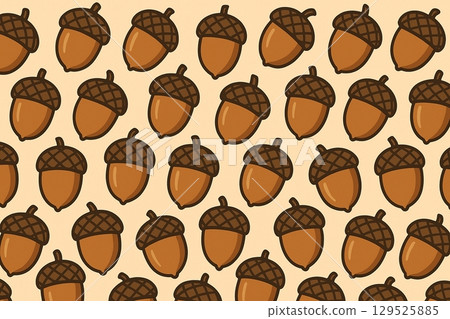 Lots of acorns background material Lots of acorns background material 129525885