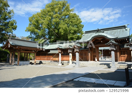 Yatsushiro Shrine on the ruins of Yatsushiro Castle 129525996