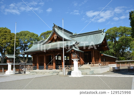 Yatsushiro Shrine on the ruins of Yatsushiro Castle Yatsushiro Shrine on the ruins of Yatsushiro Castle 129525998