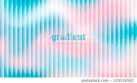 Holographic ribbed fractal glass texture. Modern gradient pattern in pink, blue and purple tones. Frosted acrylic surface for doors, windows and roofs. Gradient in pastel colors 129526563