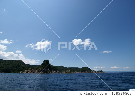 Tottori Four Seasons Walk Summer Matsushima Sightseeing Boat 129526863