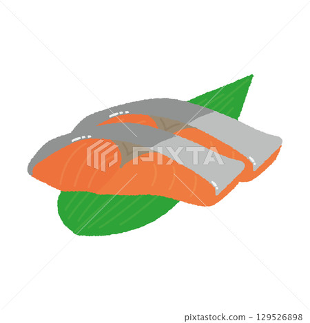 三文魚片 129526898