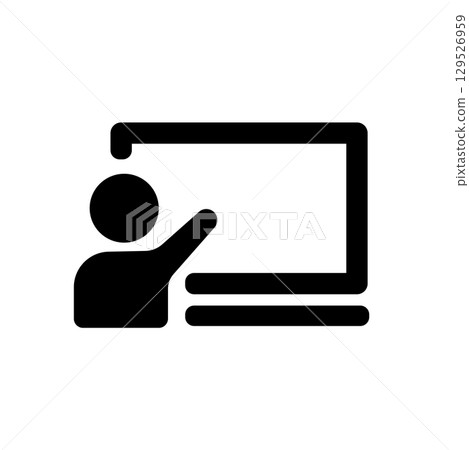 研討會、培訓、示範向量圖示說明 129526959